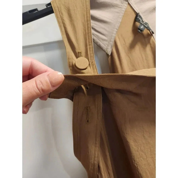 Rag + Bone Adrian Button-Detailed Crinkled-Twill Midi Dress In Sage Green - Picture 6 of 12